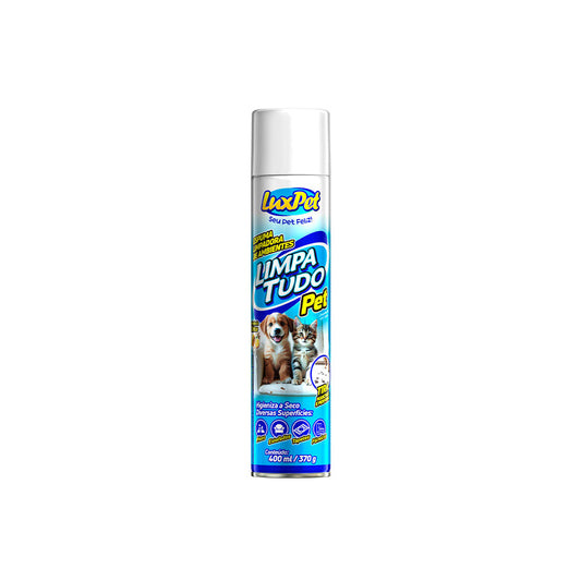 Limpa Tudo Pet – Espuma Limpadora Anti-Odor p/ Ambientes 400ml | ForPatas™