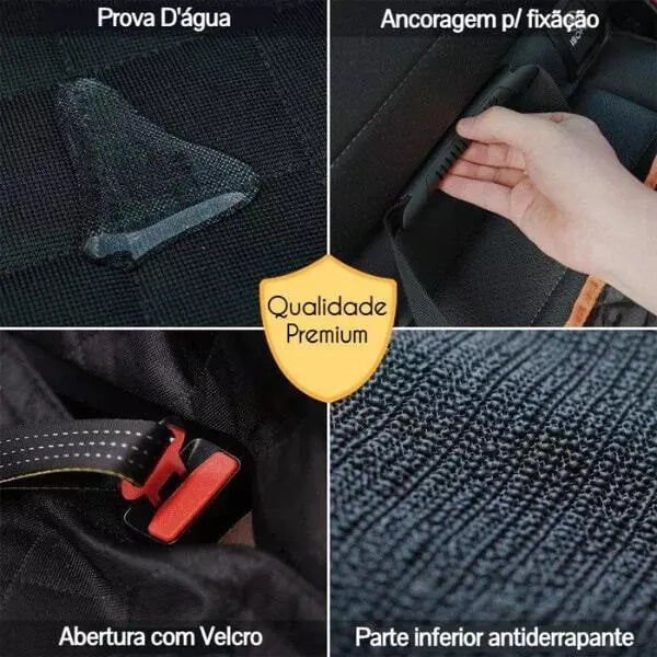 Capa Banco Traseiro Pet Premium – Proteção Total ForPatas