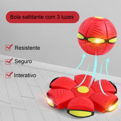 Bola Mágica Interativa com Luzes para Pets – Diversão Sem Fim | ForPatas