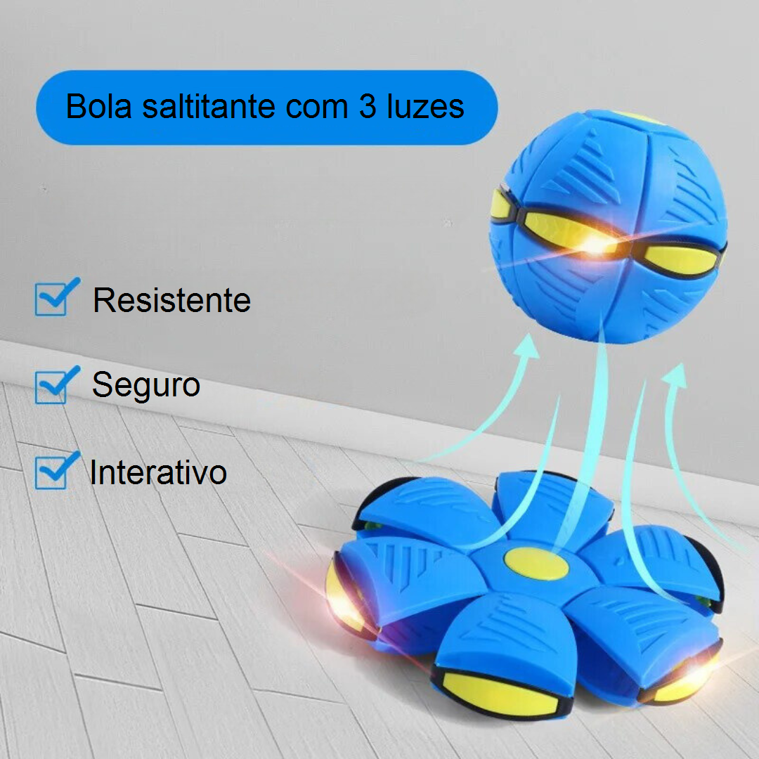 Bola Mágica Interativa com Luzes para Pets – Diversão Sem Fim | ForPatas