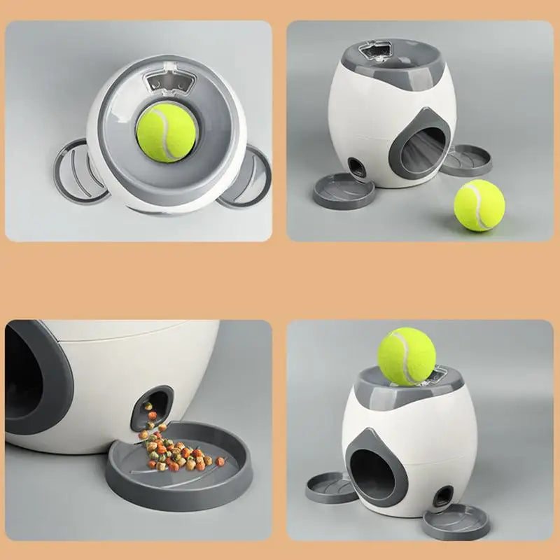 Brinquedo Interativo Lançador de Bolas –Com Dispenser de Petiscos | Duty™