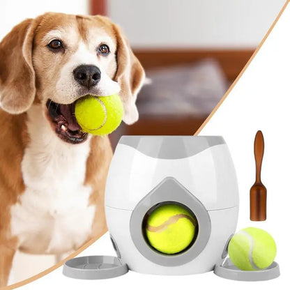 Brinquedo Interativo Lançador de Bolas –Com Dispenser de Petiscos | Duty™
